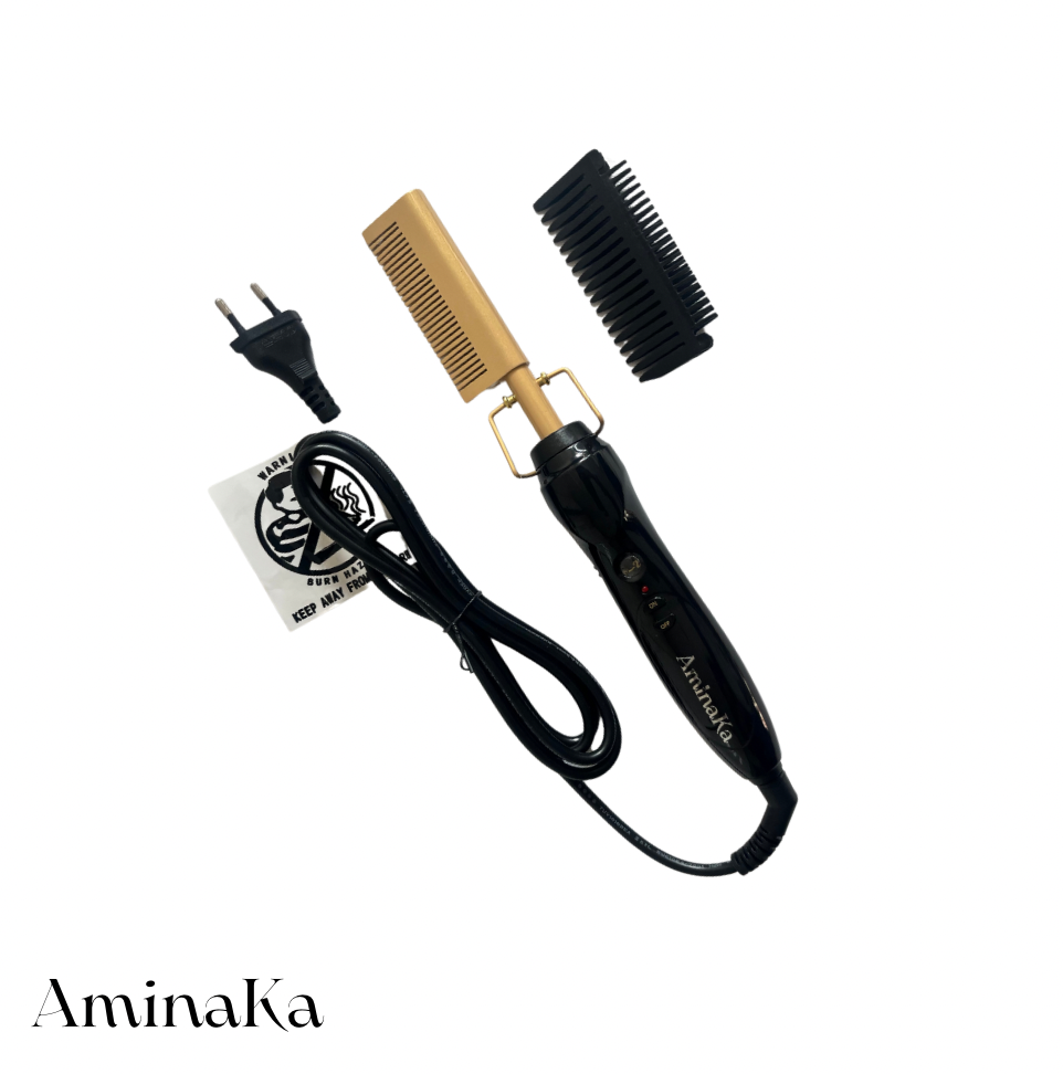 SILKHEAT TITANIUM - Peigne Chauffant Professionnel